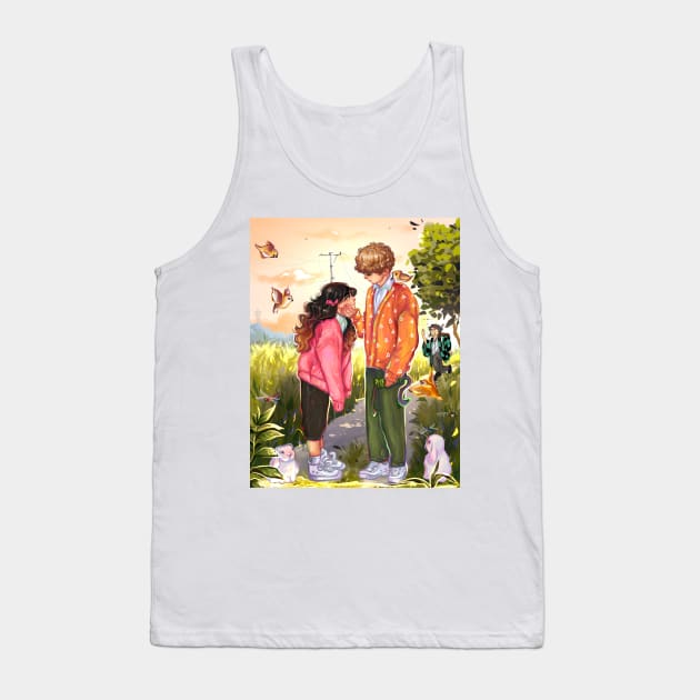 demon slayer anime Tank Top by Pouume